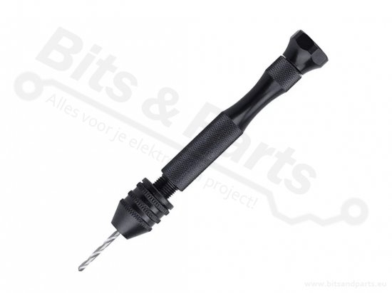 Hand drill for small drill bits 0.3mm - 3.4mm